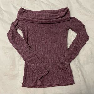 Express Off the Shoulder Long Sleeve